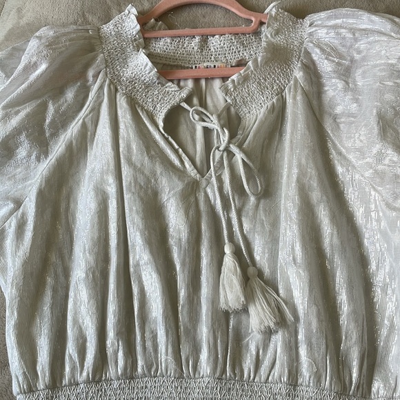 SOLD- ROLLER RABBIT Fiorella Metallic Dress - Picture 10 of 12